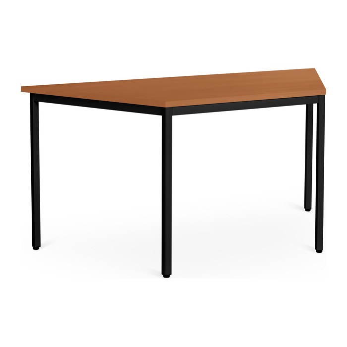 Mehrzwecktisch Trapez – Gestell in Tiefschwarz (1600 x 800 x 750 mm)