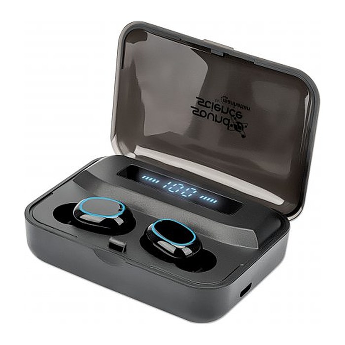 MANHATTAN Sound Science Bluetooth In-Ear-Headset schwarz