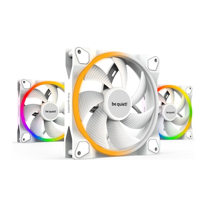 be quiet! Lüfter Light Wings PWM 140mm White 3-Pack