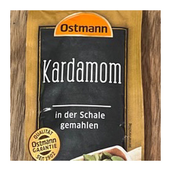 Ostmann  Kardamom in der Schale gemahlen Gewürz, 7,5 g