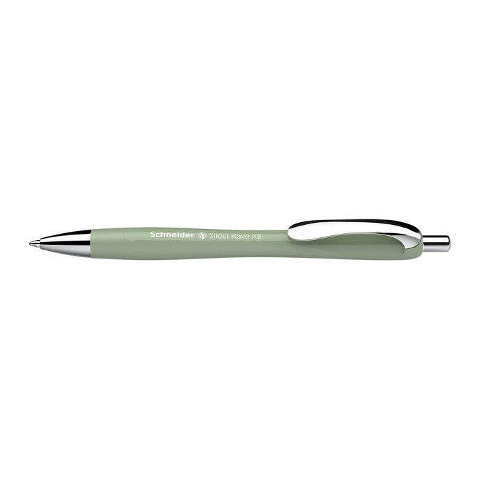 Schneider Kugelschreiber Slider Rave XB organic green, Schreibfarbe: blau, 1 St.