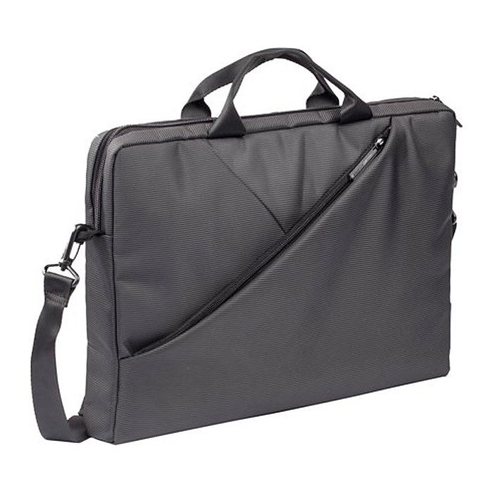 RIVACASE Laptoptasche Tivoli 8730 Kunstfaser grau 8730 GREY bis 39,6 cm (15,6 Zoll)
