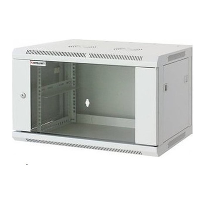 INTELLINET Wandverteiler 9HE 500x600x450mm grau,montiert