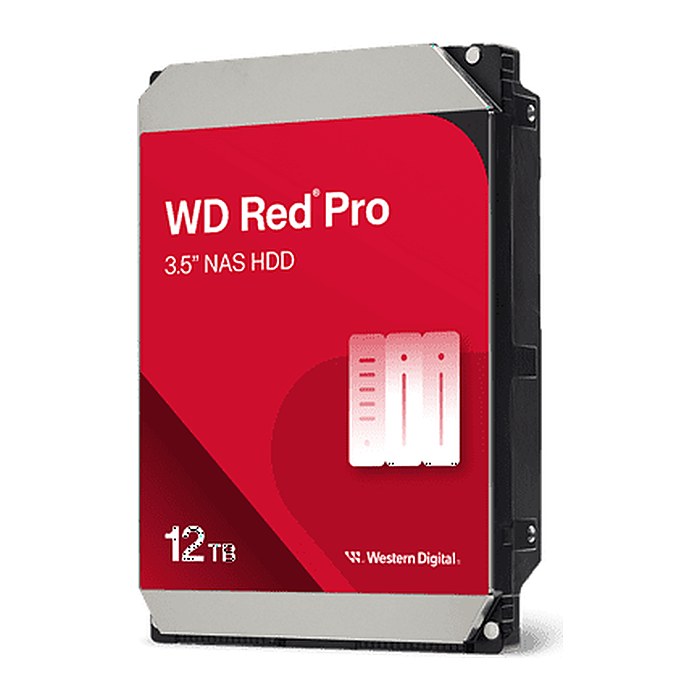 WD Red Pro 8.9cm (3.5") 12TB SATA3 7200 512MB WD122KFBX intern