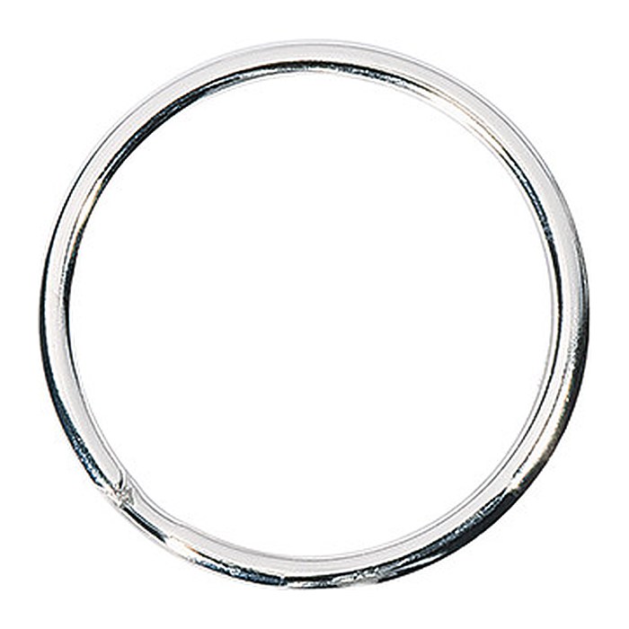 WEDO Schlüsselring silber, 100 St.