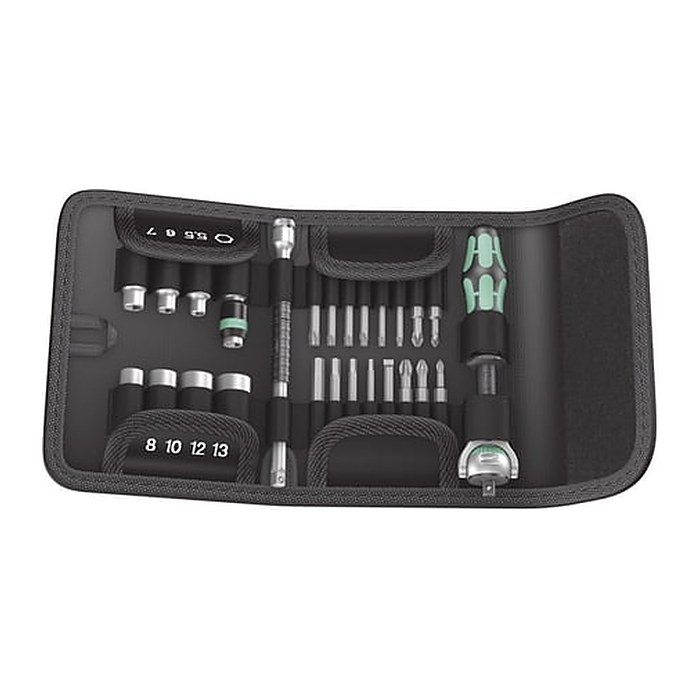 Wera Umschaltknarren-Set Kraftform Kompakt Zyklop Speed 05051045001 26-teilig