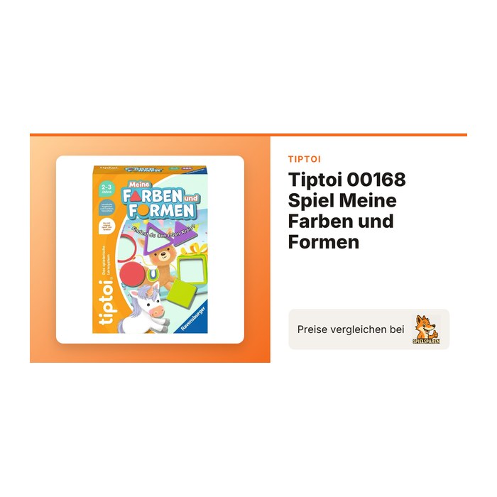 Ravensburger tiptoi Meine Farben und Formen Lernspielzeug, 1 St.