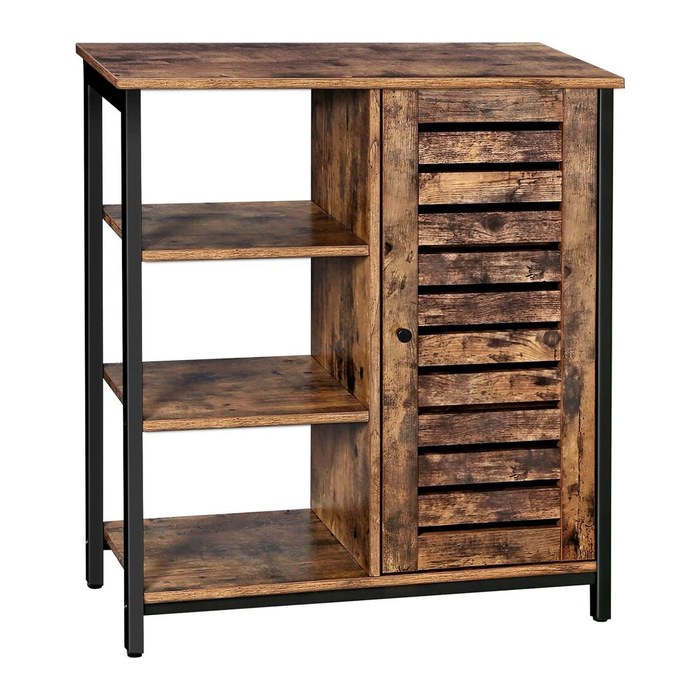 VASAGLE Sideboard, LSC74BXV1 braun 70,0 x 30,0 x 76,0 cm, 1 St.