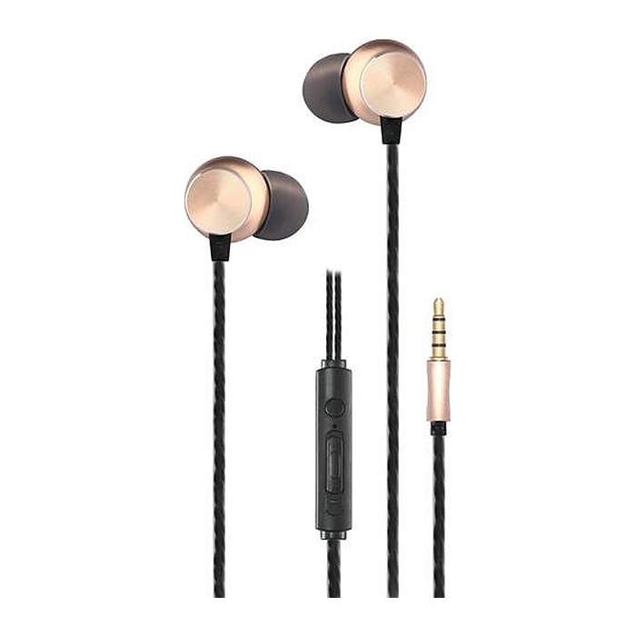 2GO In-Ear Stereo-Headset "Deluxe" - schwarz/gold