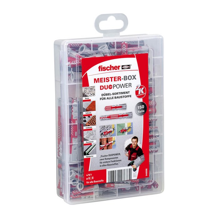 fischer Meister-Box Altbau 540096 Universaldübel-Sortiment, 150-teilig