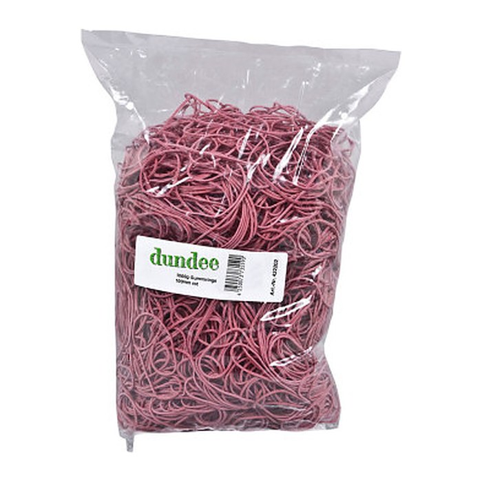 dundee Gummiringe rot, Ø 10,0 cm, 1000,0 g