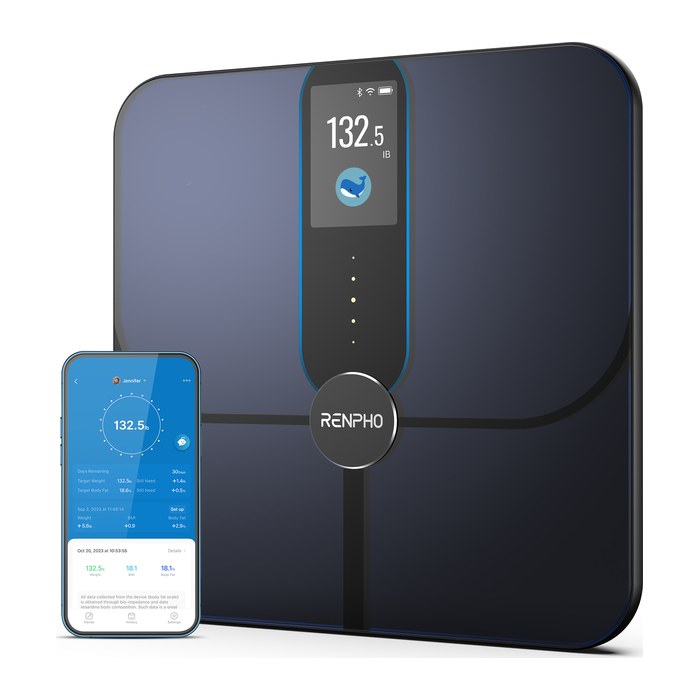 RENPHO Personenwaage Elis Nova black schwarz für max. 180,0 kg