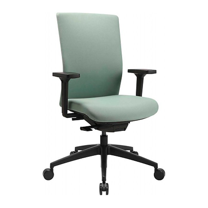 Topstar Bürostuhl Sitness AirWork G, PA40OMT5MT5 Stoff grün, Gestell schwarz