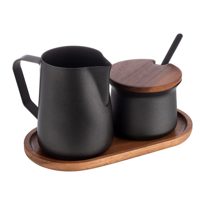 APS Milch- und Zucker-Set Miluro schwarz, 1 St.