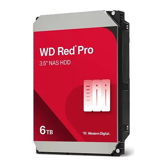 WD Red Pro 8.9cm (3.5") 6TB SATA3 7200 256MB WD6005FFBX intern
