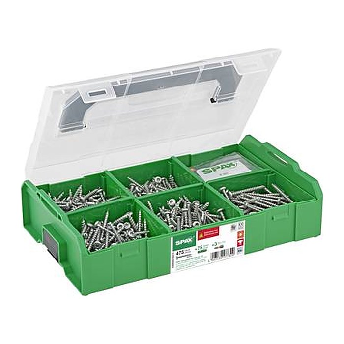 SPAX® Mehrzweckschrauben-Sortiment L-BOXX Elektriker klein 5000009160219