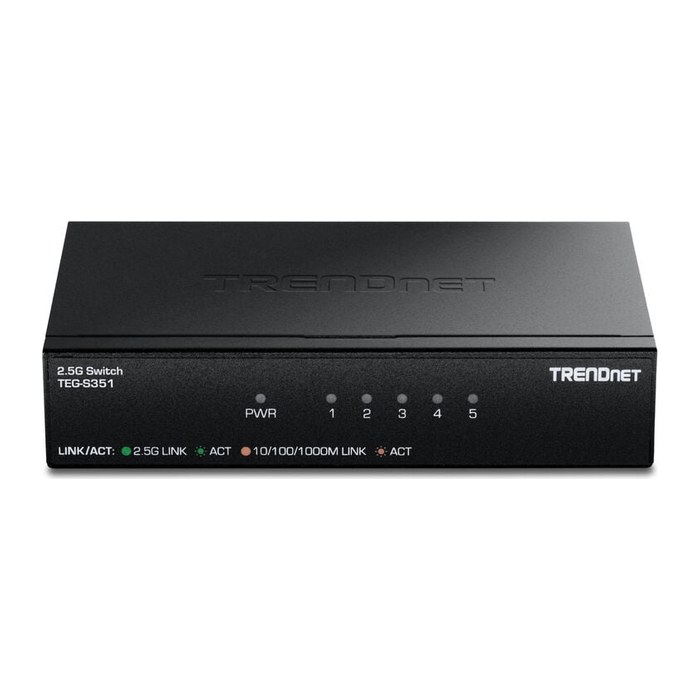 TRENDnet Switch 8-Port 2.5G Unmanaged WallMount
