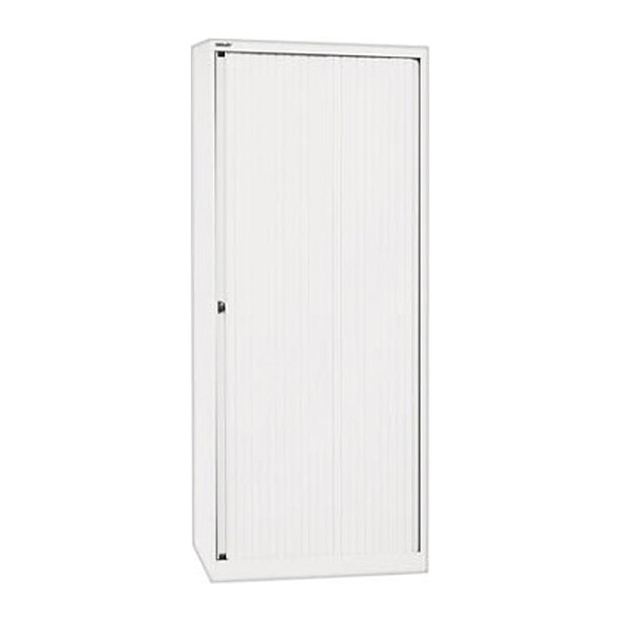 BISLEY Rollladenschrank verkehrsweiß 4 Fachböden 80,0 x 43,0 x 198,0 cm