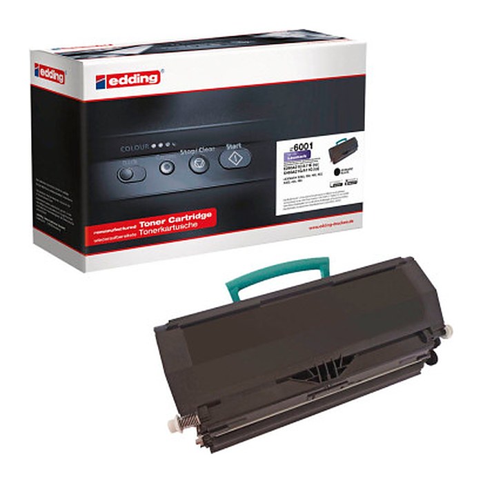 edding EDD-6001  schwarz Toner kompatibel zu LEXMARK E260A21E