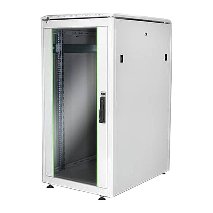 DIGITUS Netzwerkschrank Unique 22HE 1164x600x800mm grau (Speditionsversand)