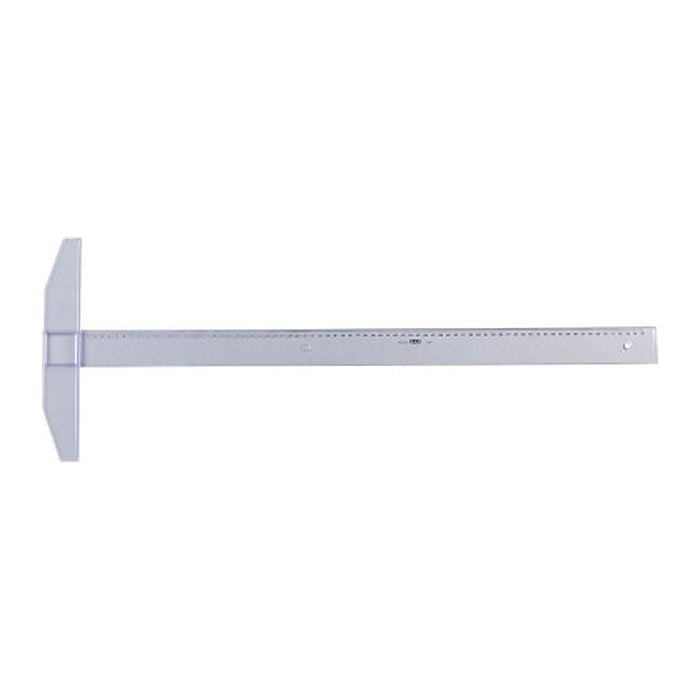 M + R Reißschiene 75,0 cm, rauchgrau