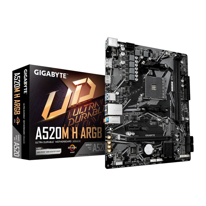 Gigabyte A520M H ARGB (A520,AM4,mATX,DDR4)