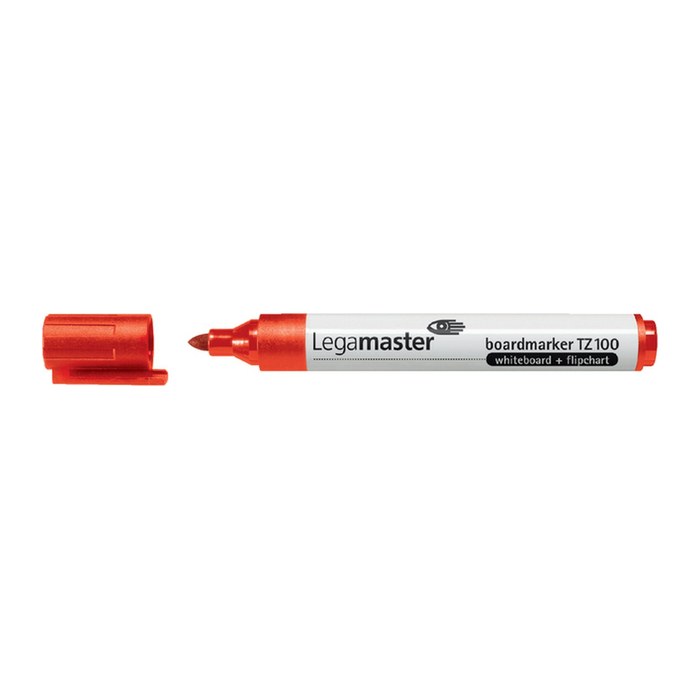 Legamaster TZ 100 Whiteboard- und Flipchart-Marker rot 1,5 - 3,0 mm, 10 St.