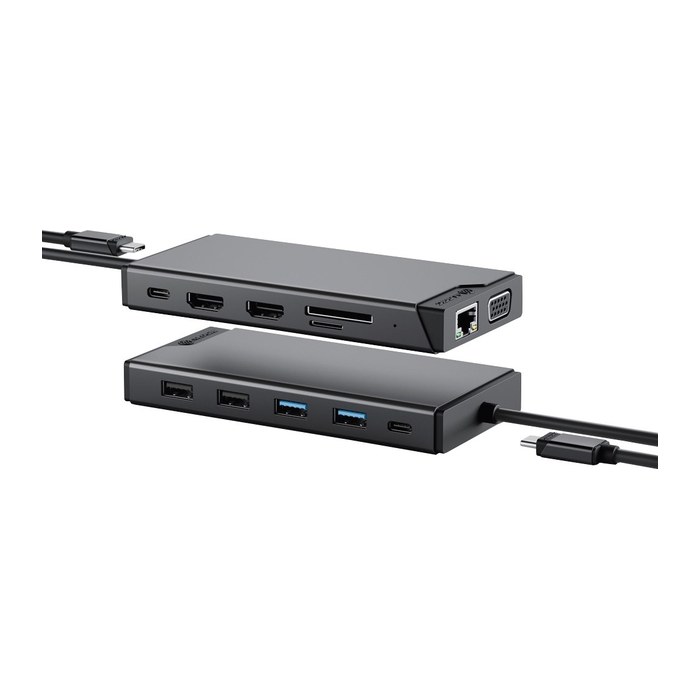 Alogic Dockingstation USB-C 12 in 1 Dual Display Mini MV2