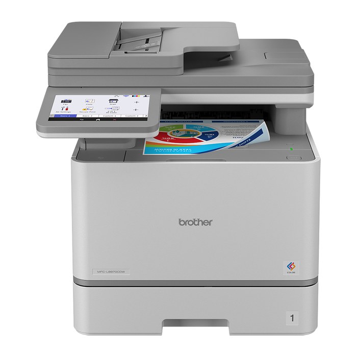 brother MFC-L8970CDW 4 in 1 Farblaser-Multifunktionsdrucker grau