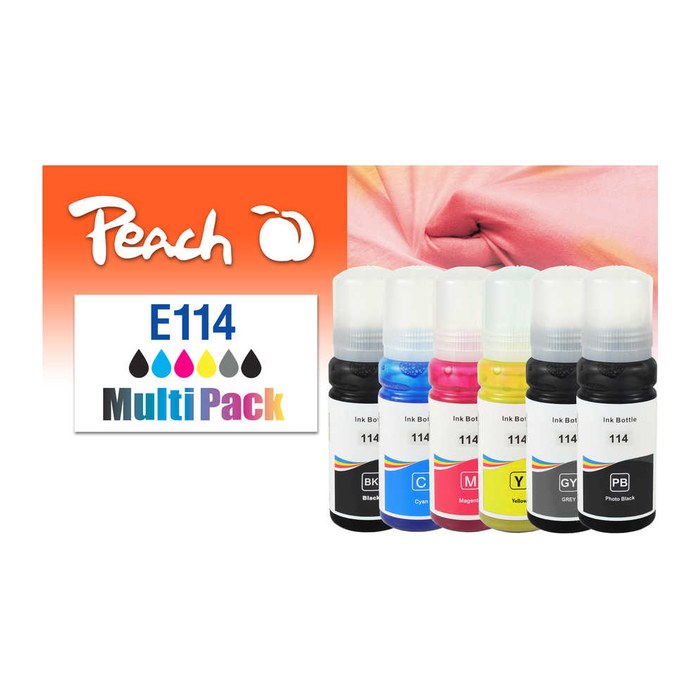 Peach Patrone Epson CISS 114 MutliPack remanufactured