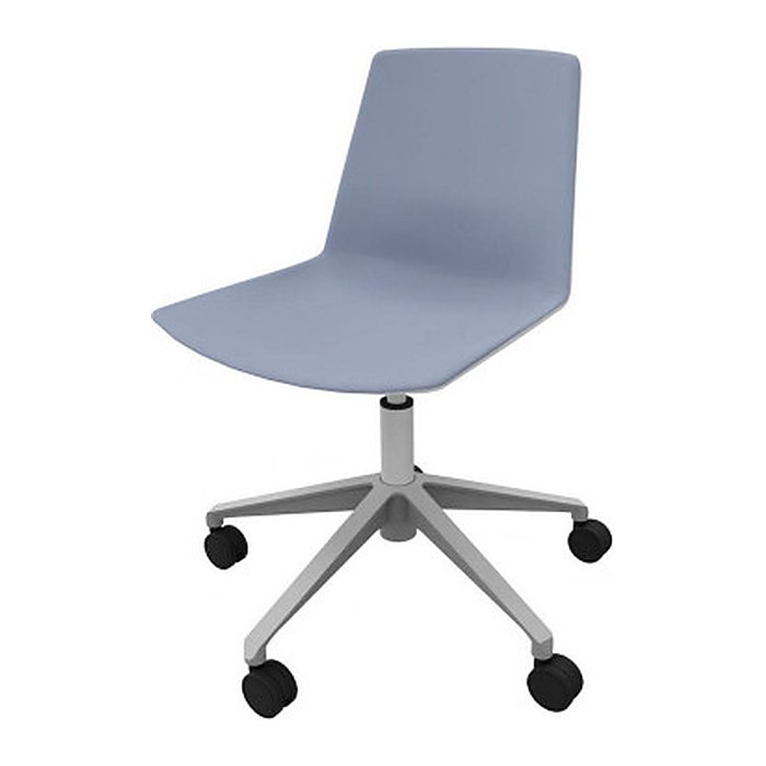 Quadrifoglio Besucherstuhl Clue OCLUEA01 GR B01/014 blau, grau Stoff, 1 St.