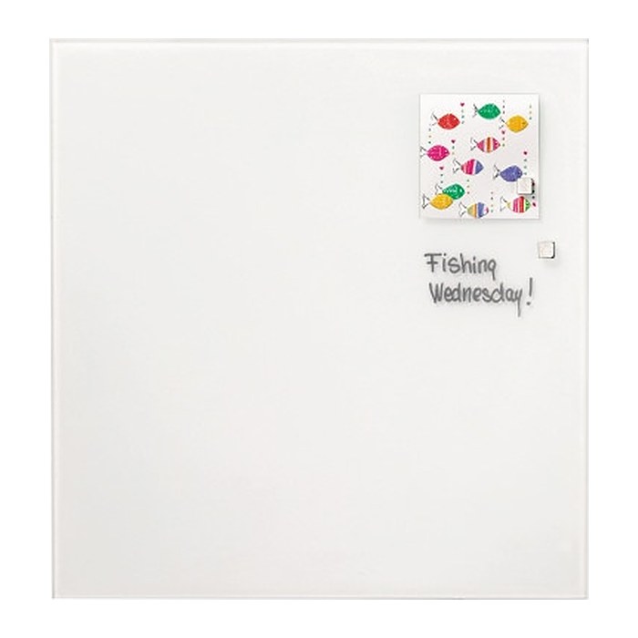 FRANKEN Glas-Magnettafel 120,0 x 120,0 cm weiß