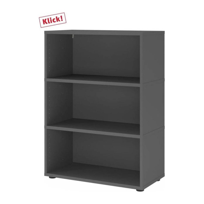 HAMMERBACHER Aktenregal FlexWall grafit 80,0 x 40,0 x 109,8 cm, 1 St.