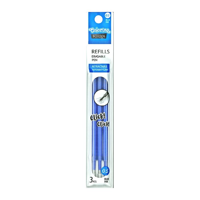 McNeill Ersatzminen radierbar blaue Tinte 8x3 St. VE 8