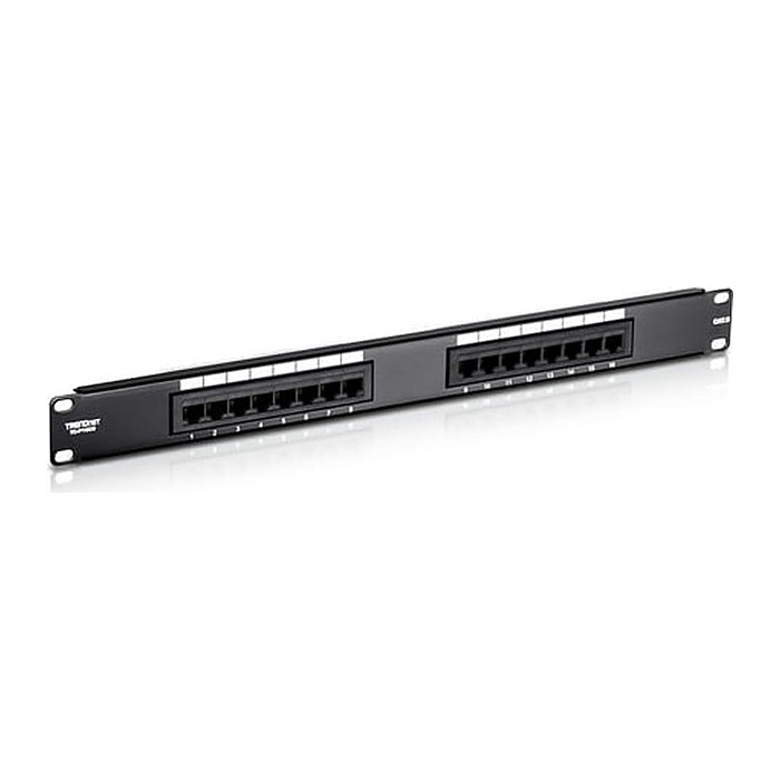 TRENDnet Patchpanel 16-Port Cat6 ungeschirmt 19"