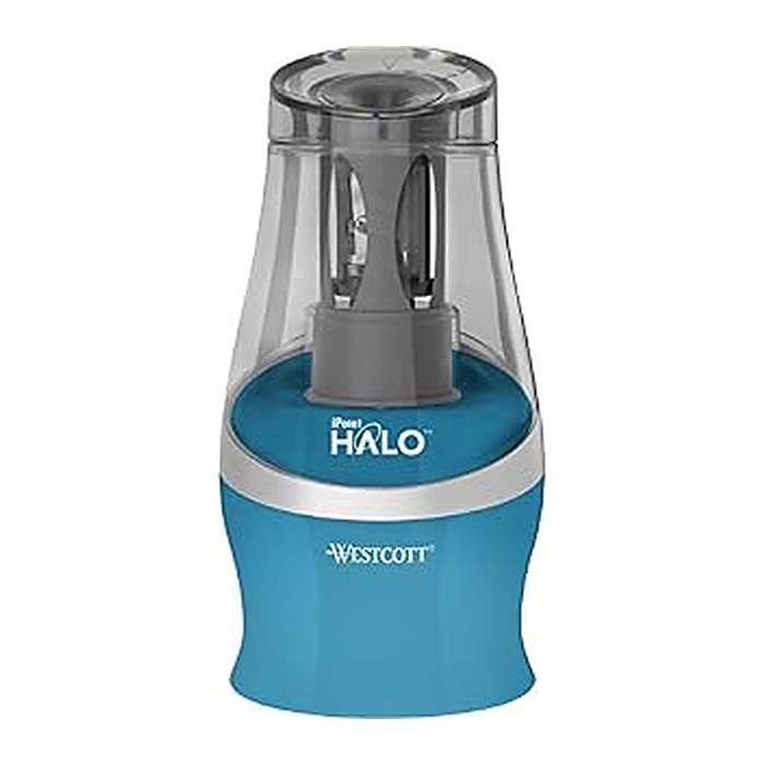 WESTCOTT elektrischer Anspitzer iPoint Halo blau