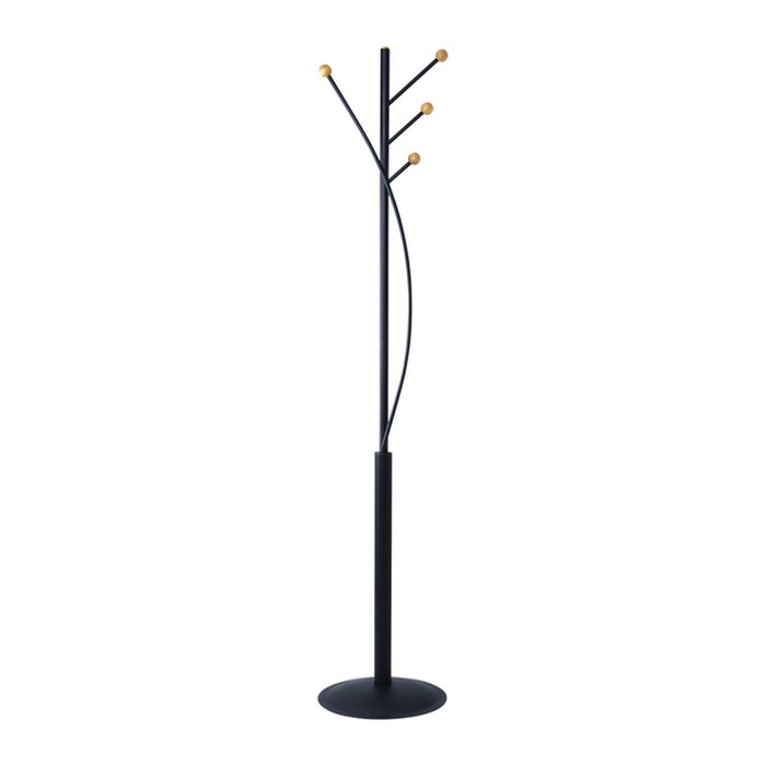 MAUL Kleiderständer MAULaura 9405570 schwarz Metall 4 Haken 36,0 x 177,0 cm, 1 St.