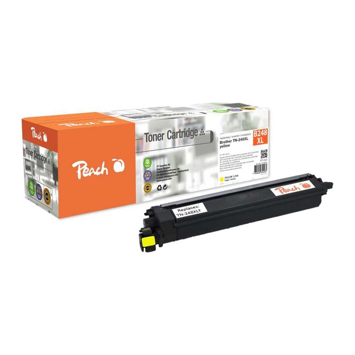 Peach Toner Brother TN-248XL (DCP-L3520) yellow 2300 Seiten remanufactured