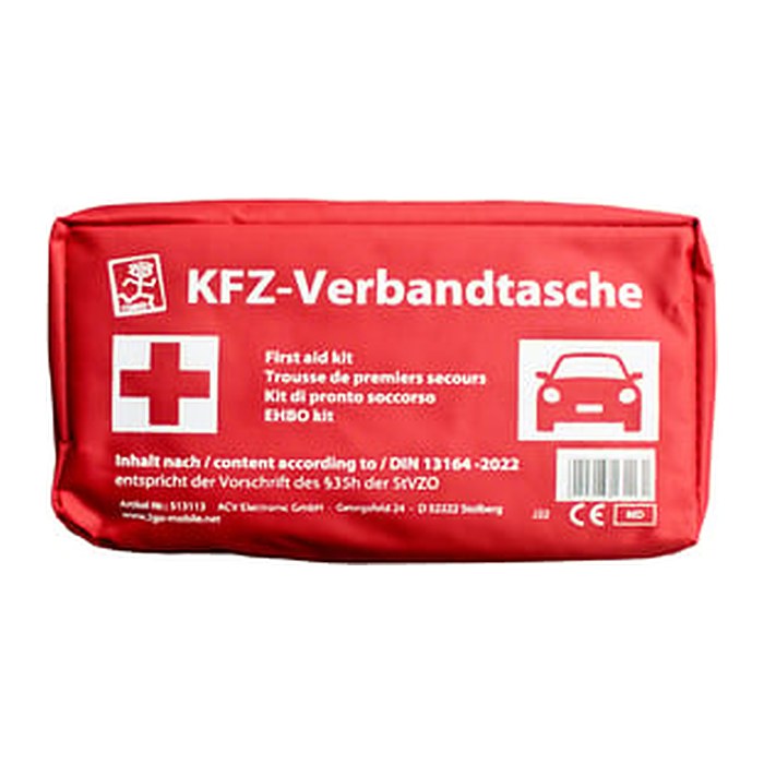 2GO KFZ-Verbandtasche zertifiziert nach DIN 13164:2022