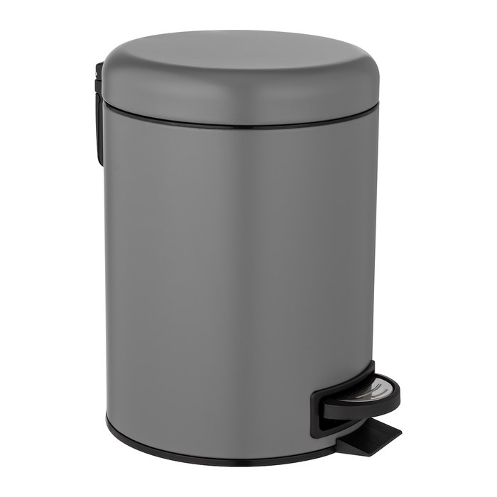 WENKO Leman Kosmetikeimer 5,0 l grau, 1 St.
