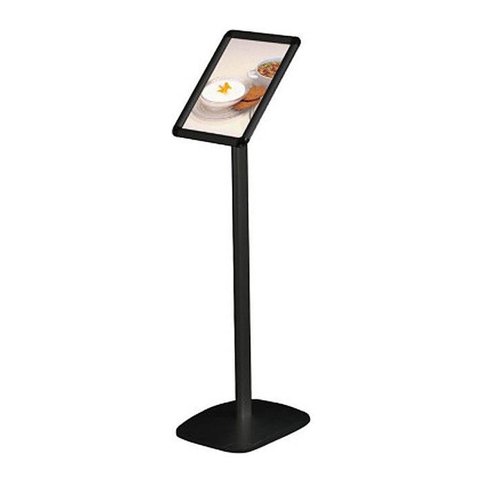 update displays Infoständer schwarz DIN A4 25,0 x 30,0 x 96,4 - 100,0 cm, 1 St.