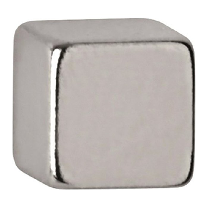MAUL Magnete silber, Metall 0,5 x 0,5 x 0,5 cm, 10 St.