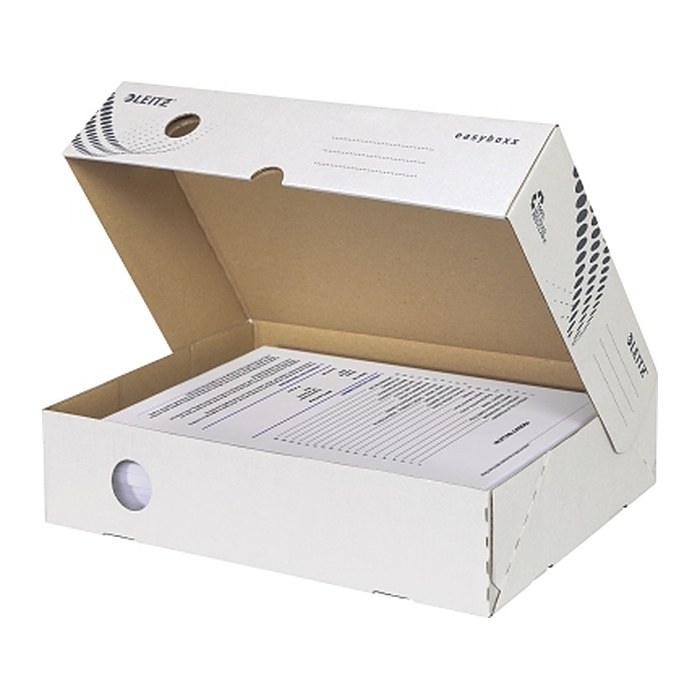 LEITZ Archivboxen easyboxx weiß 8,0 x 35,0 x 25,0 cm, 25 Pack