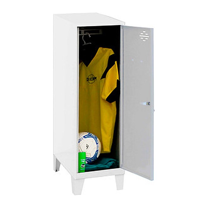 Simonrack Spind SIMONLOCKER DISM weiß, grau 8425437120442, 1 Schließfach 30,0 x 50,0 x 101,5 cm