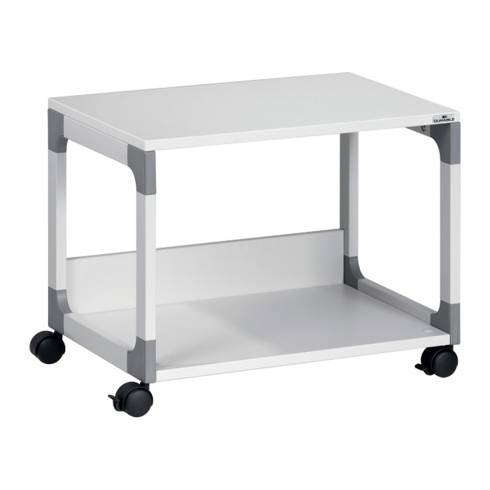 DURABLE Multi Trolley 48 Bürowagen grau 2 Ebenen 60,0 x 43,2 x 47,7 cm