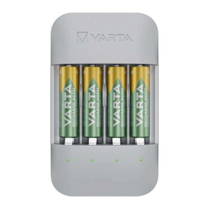 Varta Ladegerät Eco Charger Pro Recycled 4x AA 56816 2100mAh