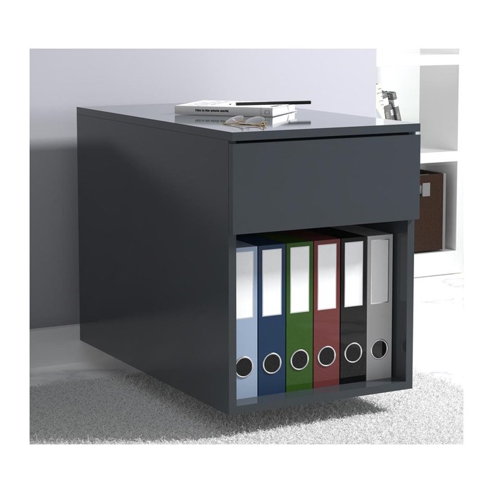 VCM my office Dasola Rollcontainer anthrazit 1 Auszug 39,0 x 70,0 x 55,0 cm