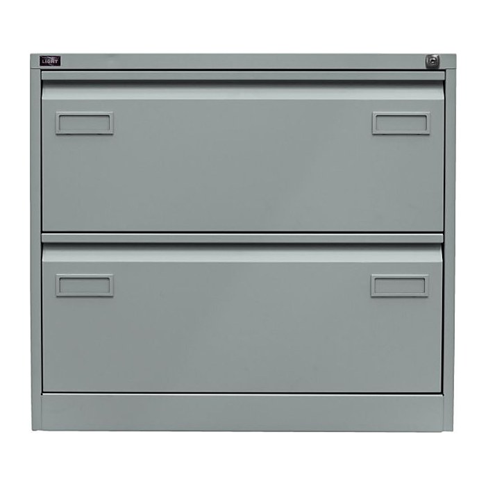 BISLEY LIGHT Hängeregistraturschrank silber 2 Schubladen 80,0 x 62,2 x 71,1 cm, 1 St.