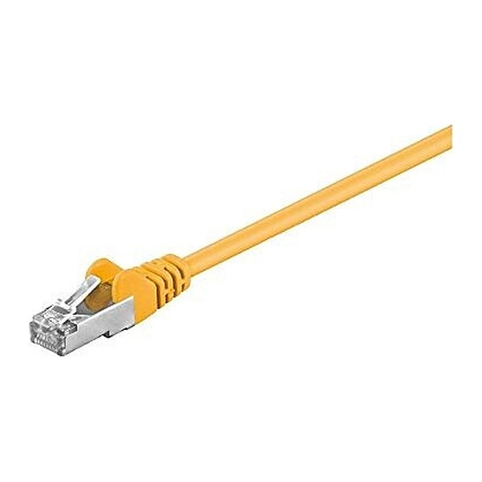 goobay RJ-45 Netzwerkkabel 2,0 m gelb bis zu 1,00 Gbit/Sek. bis zu 100 MHz, 1 St.