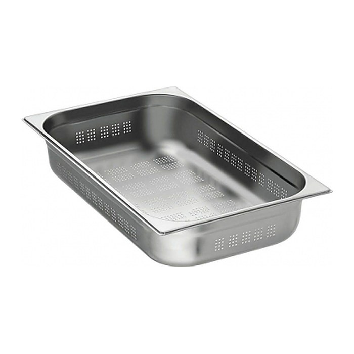 Bartscher GN-Behälter Top Line perforiert, 1/1 silber 14,0 l, 1 St.